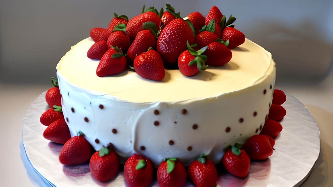 YUMMY STRAWBERRY CAKE